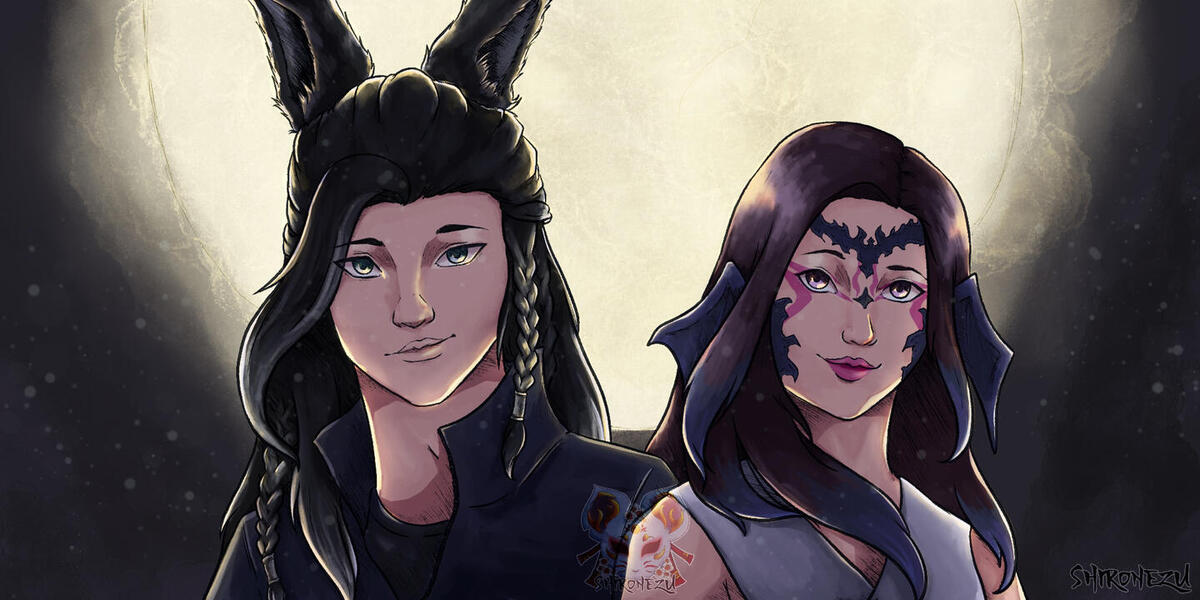 FFXIV Couples Commission 1